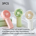 2025 Cute Mini Fan Portable Handheld Fan Lightweight Handy Fan Pocket Size Low Noise Small Electric Fan Student Gift Outdoor Fan