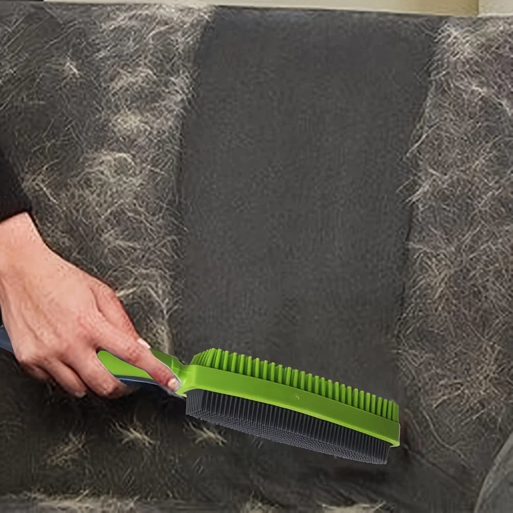 Pet Silicone Brush-Pet Hair Remover for Dogs and Cats,Massage Effect,Easy Clean Lint Brush for Clothes,Car Seats,and Upholstery