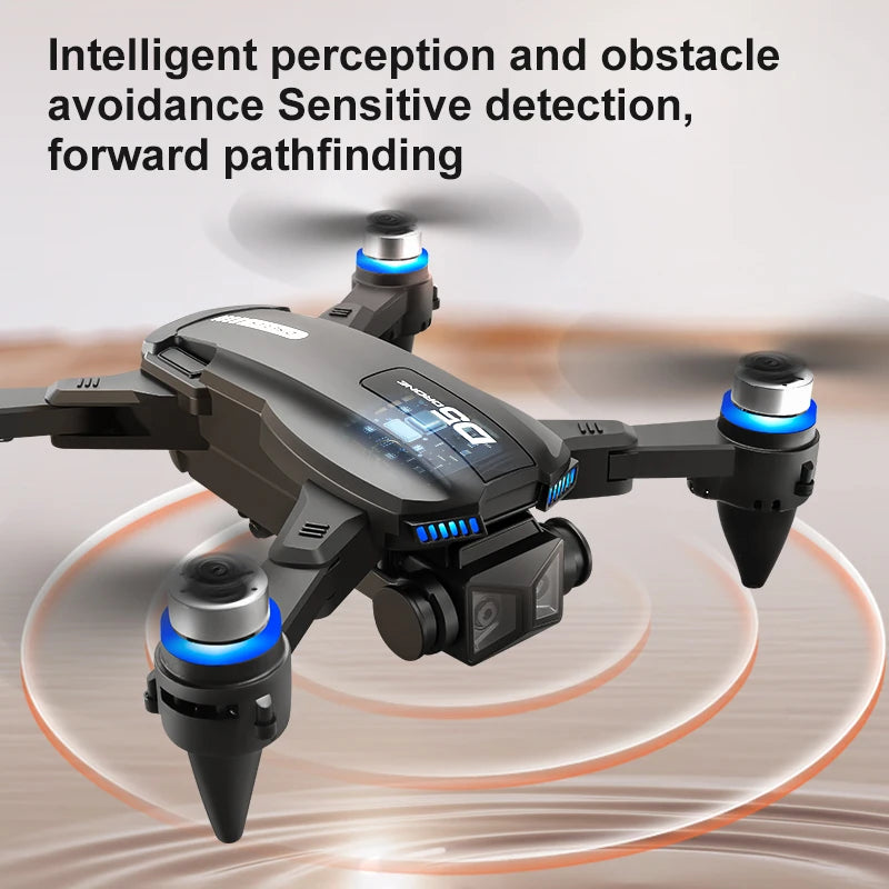 2025 NEW D5 Drones 4K HD Professional Remote Control Helicopter Plane RC Dron With Screen obstacle avoidance FPV Quadcopter Toys